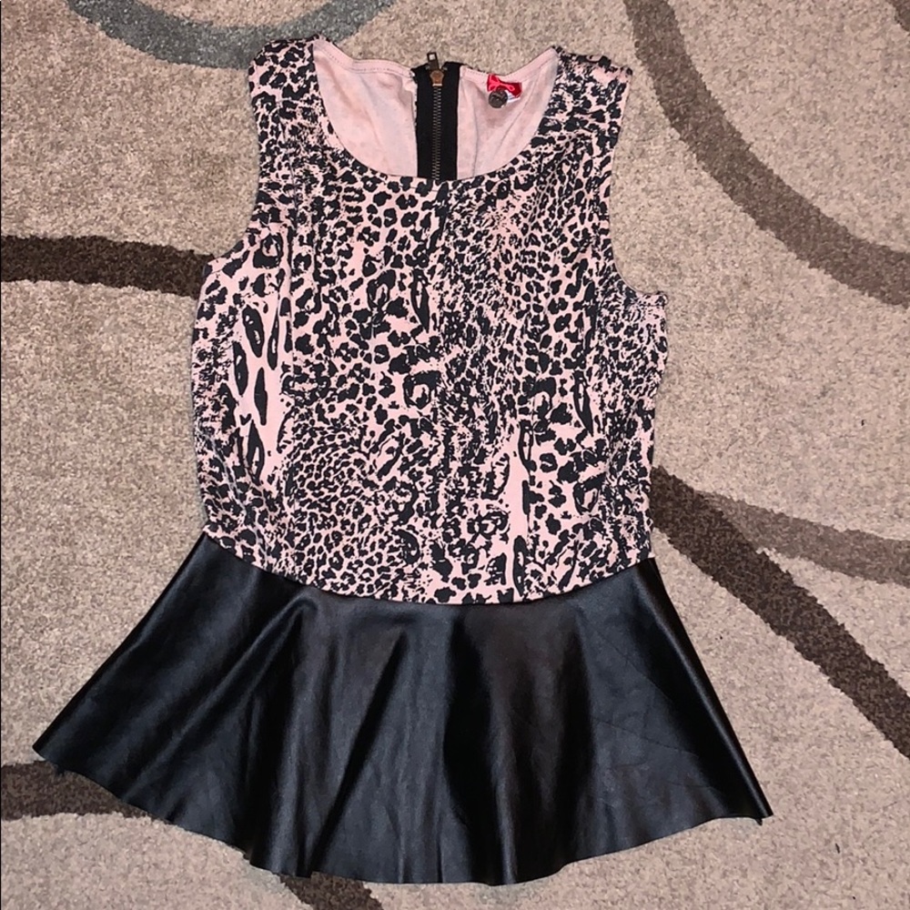 Poof! Cheetah print top!